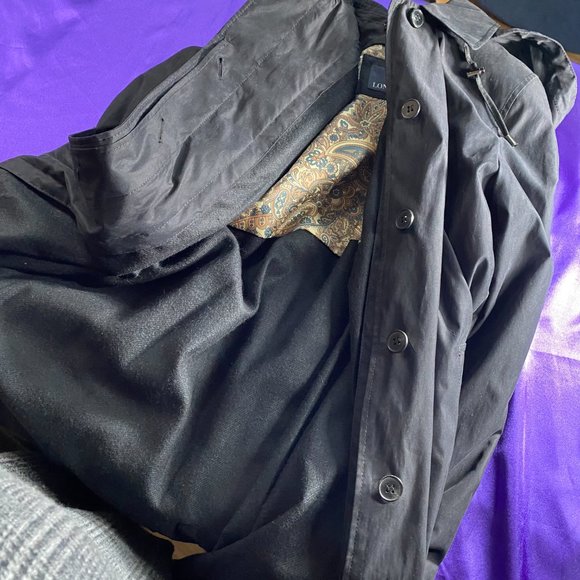 πLondon Fog Trench Rain Winter Coat w/ warm Liner - Picture 12 of 16